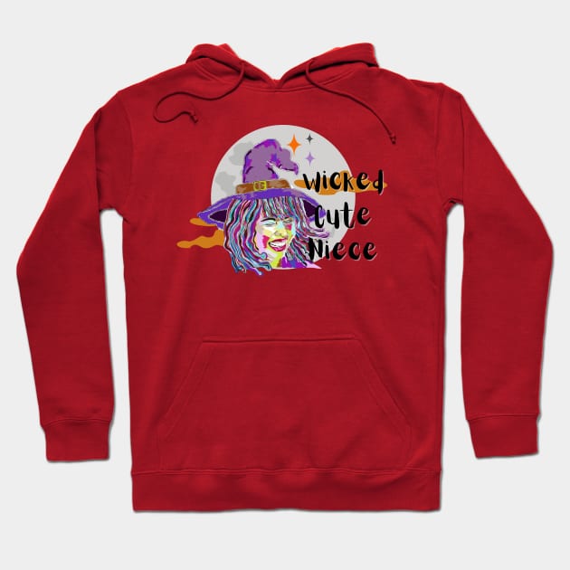 Wicked cute niece Hoodie by DLGstudio